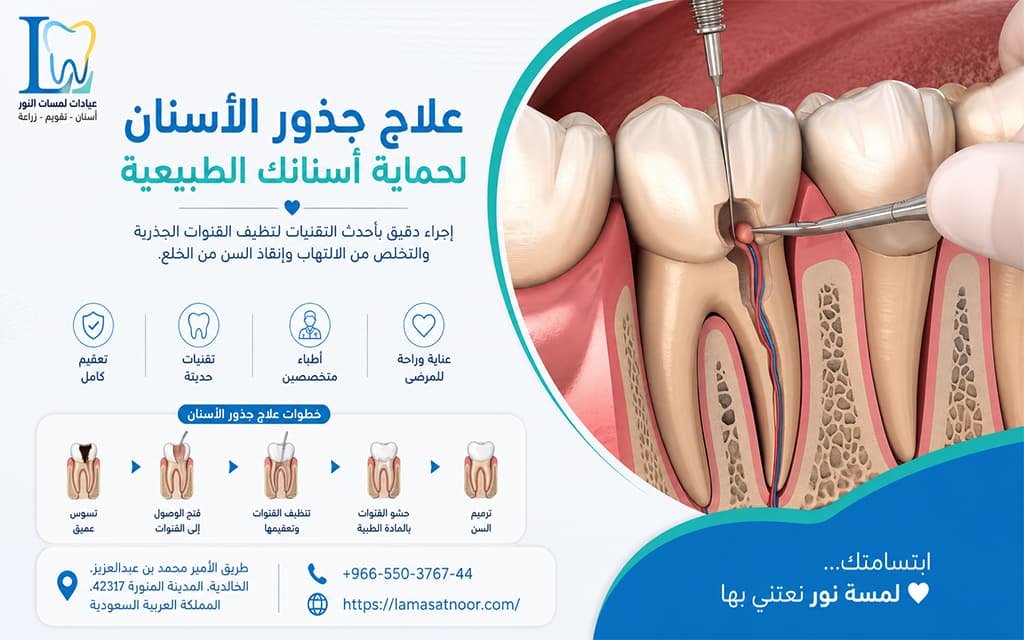 علاج تسوس جذور الاسنان